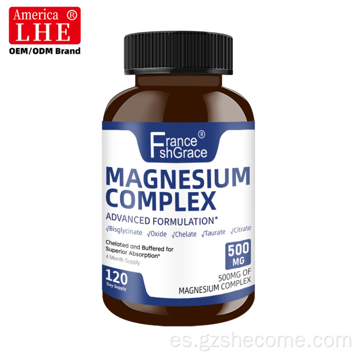 Shecome Magnesium Complex Cápsulas Apoyo para el sueño muscular